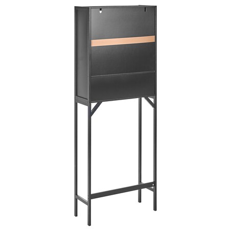 Szafka łazienkowa OKARCHE Bambus 63 cm Czarny