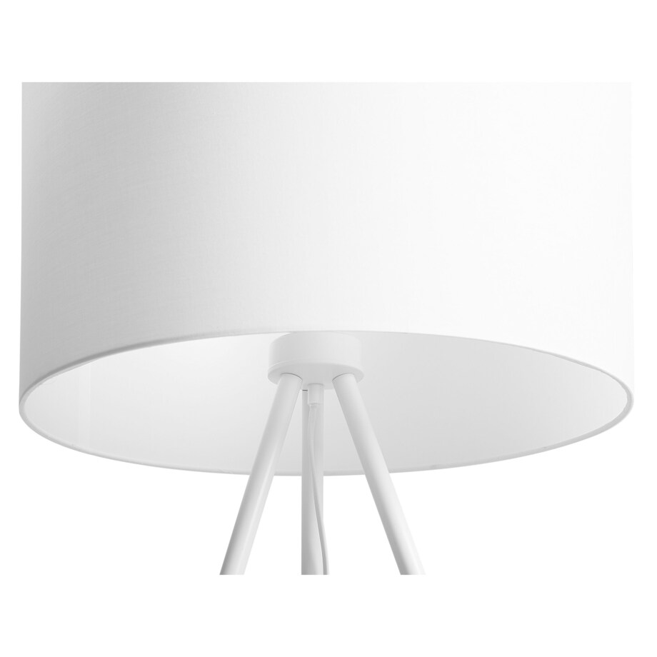 Lampa podłogowa biała TOBOL