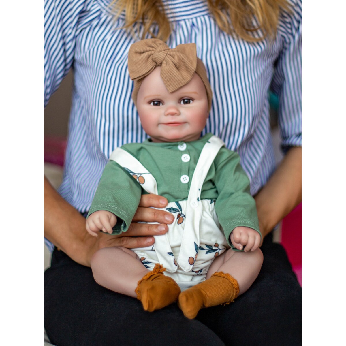 Lalka Reborn Baby Doll JAK ŻYWE Dziecko bobas odrodzona lalka Winylowa