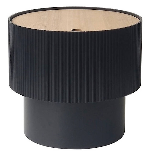 Stolik kawowy ze schowkiem ENOLA, okrągły, Ø 38,5 cm