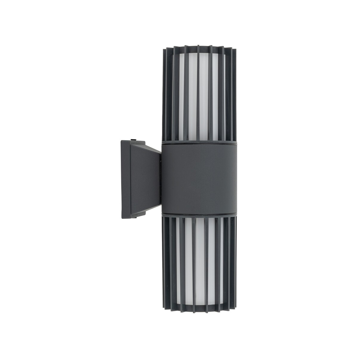 Kinkiet zewnętrzny TK Lighting RIBO GRAY IP54 2xE27 szary, nowoczesna lampa elewacyjna na taras i wejście