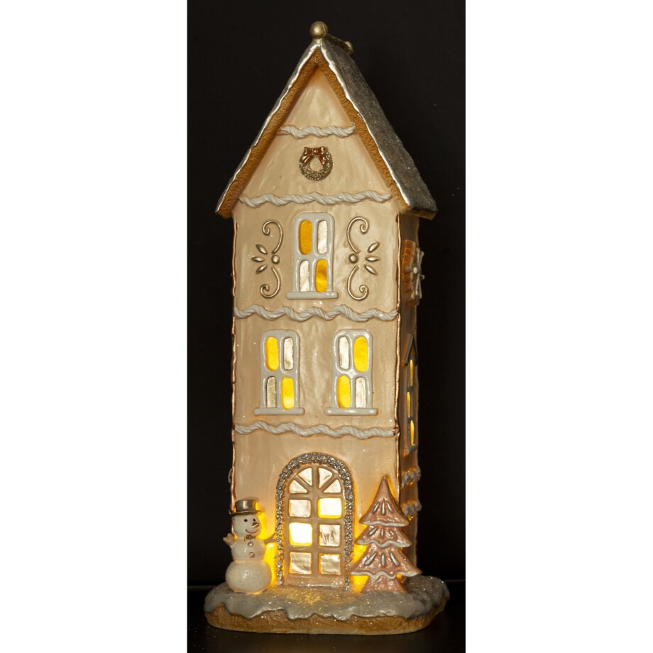 Dekoracja - domek LED piętrowy TALAH33x13 cm
