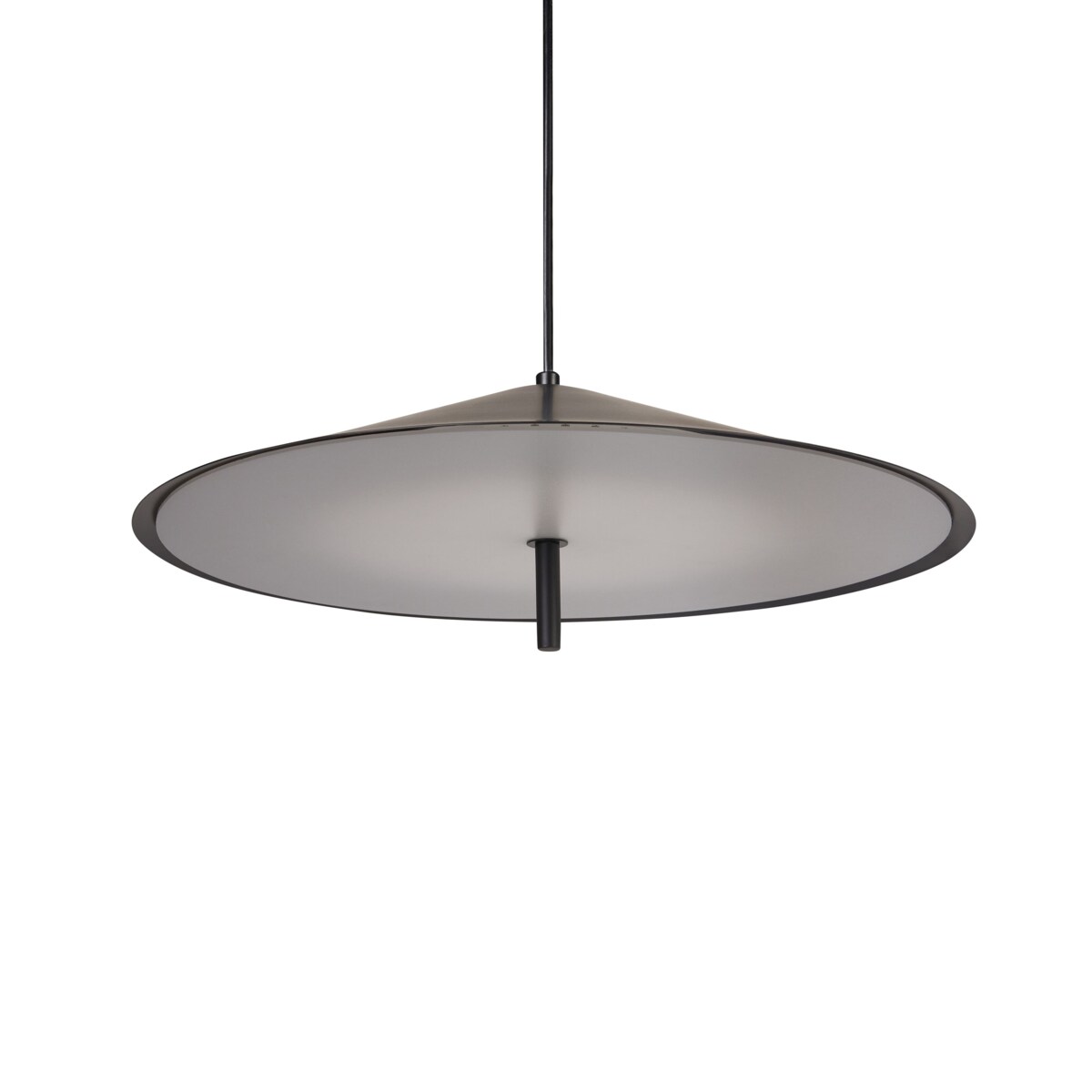 Lampa podłogowa metalowa czarna COMALIE