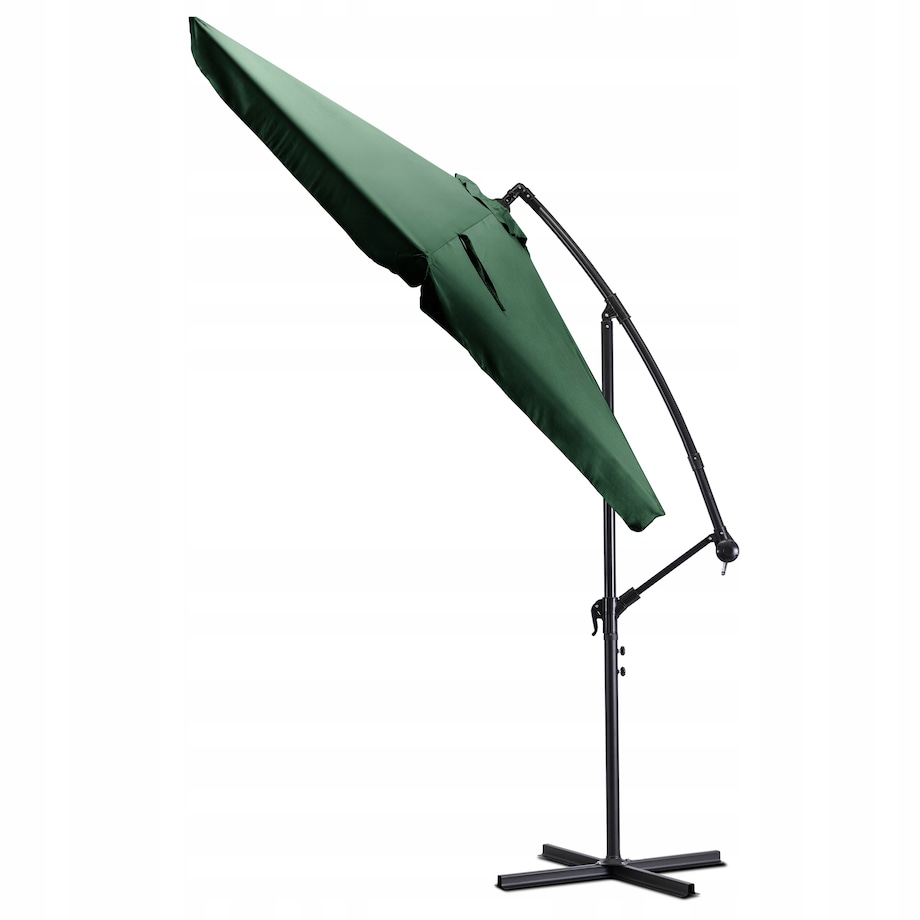 Parasol Ogrodowy Duży Składany na Taras Zielony + POKROWIEC AKRON 300cm