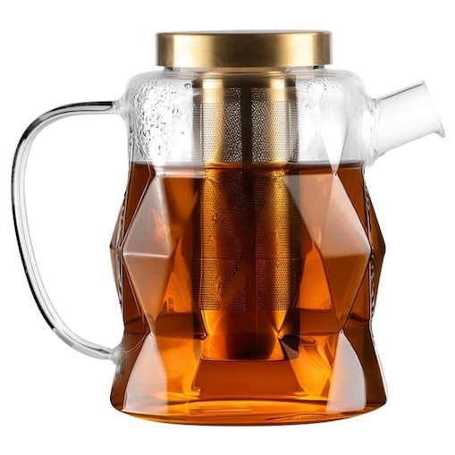 Zaparzacz do herbaty 1300 ml złoty Geo Gold 32156