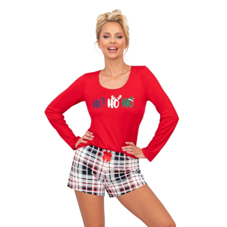 Piżama Ho Ho II 1/2 Red Red, 44