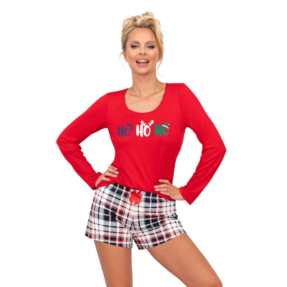 Piżama Ho Ho II 1/2 Red Red, 44