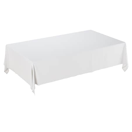 Obrus prostokątny 130 x 130 cm biały