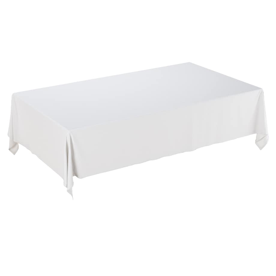 Obrus prostokątny 130 x 130 cm biały
