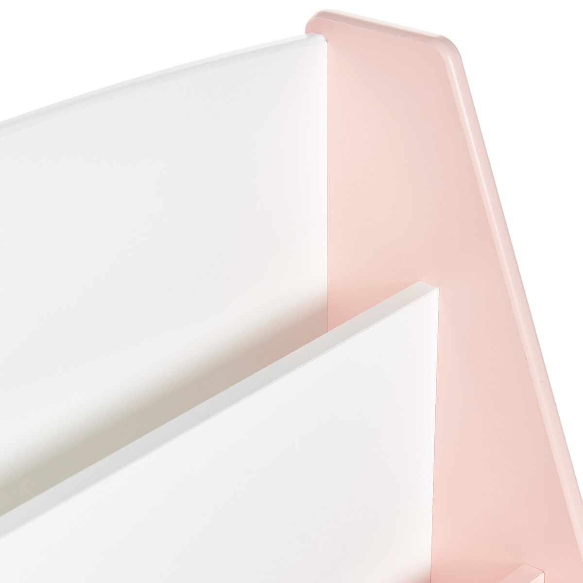 Regał na książki 4 półki LILOET 70 cm Pastelowy róż