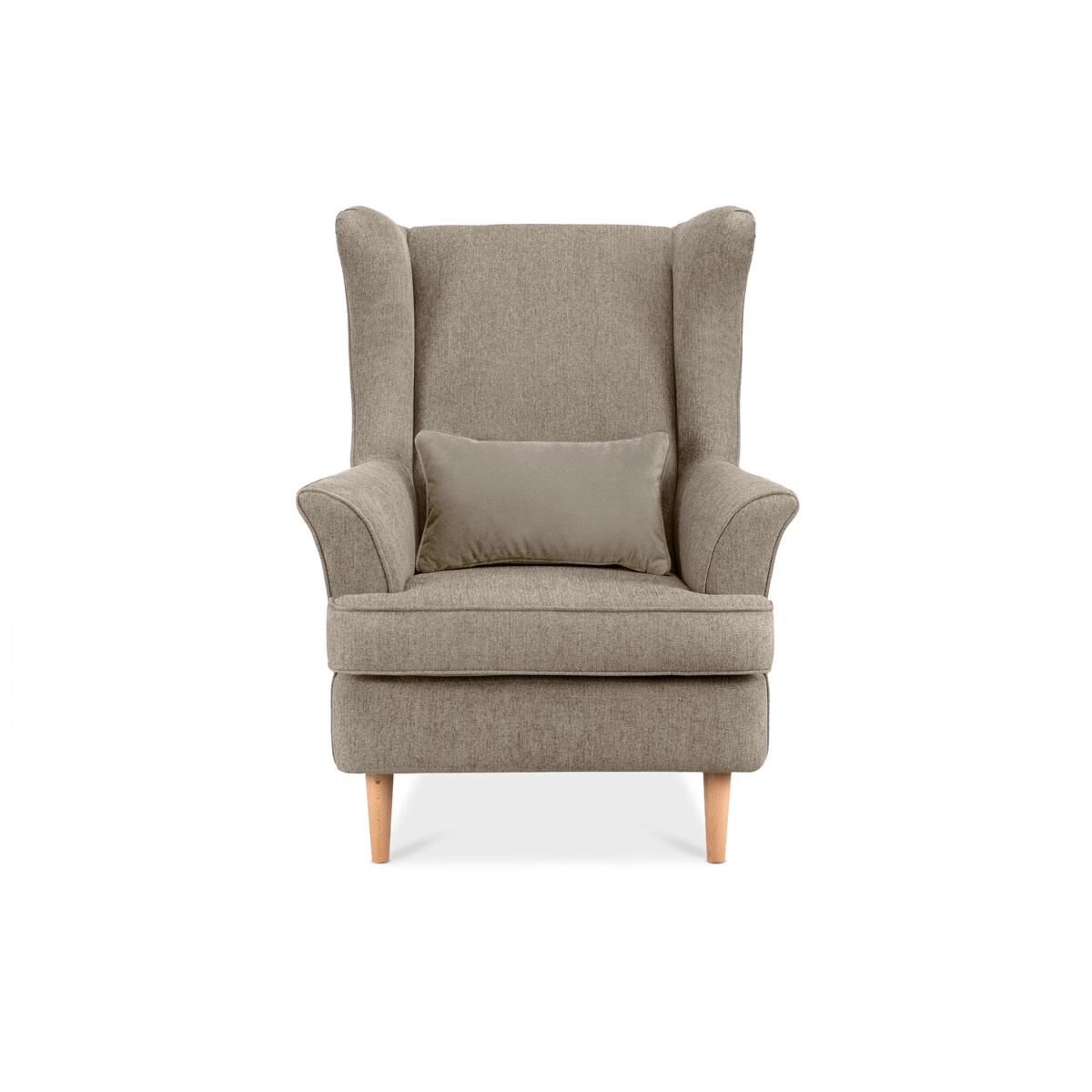 KONSIMO STRALIS Fotel, kolor brązowy