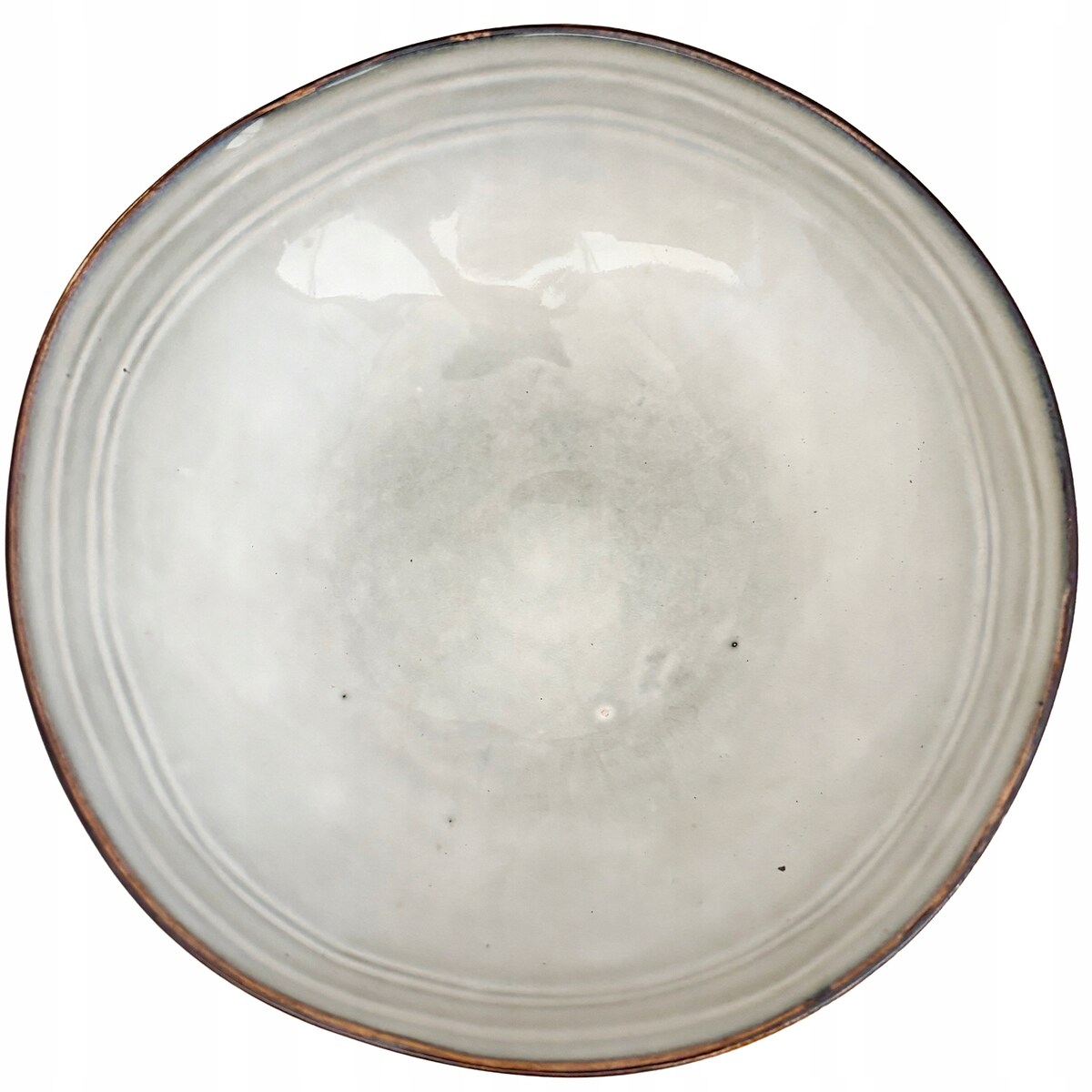 MISA MISKA NA OWOCE WARZYWA PATERA DUŻA ceramiczna 24cm szara kuchenna