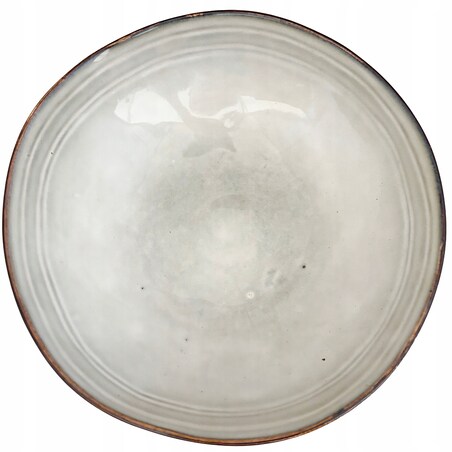 MISA MISKA NA OWOCE WARZYWA PATERA DUŻA ceramiczna 24cm szara kuchenna