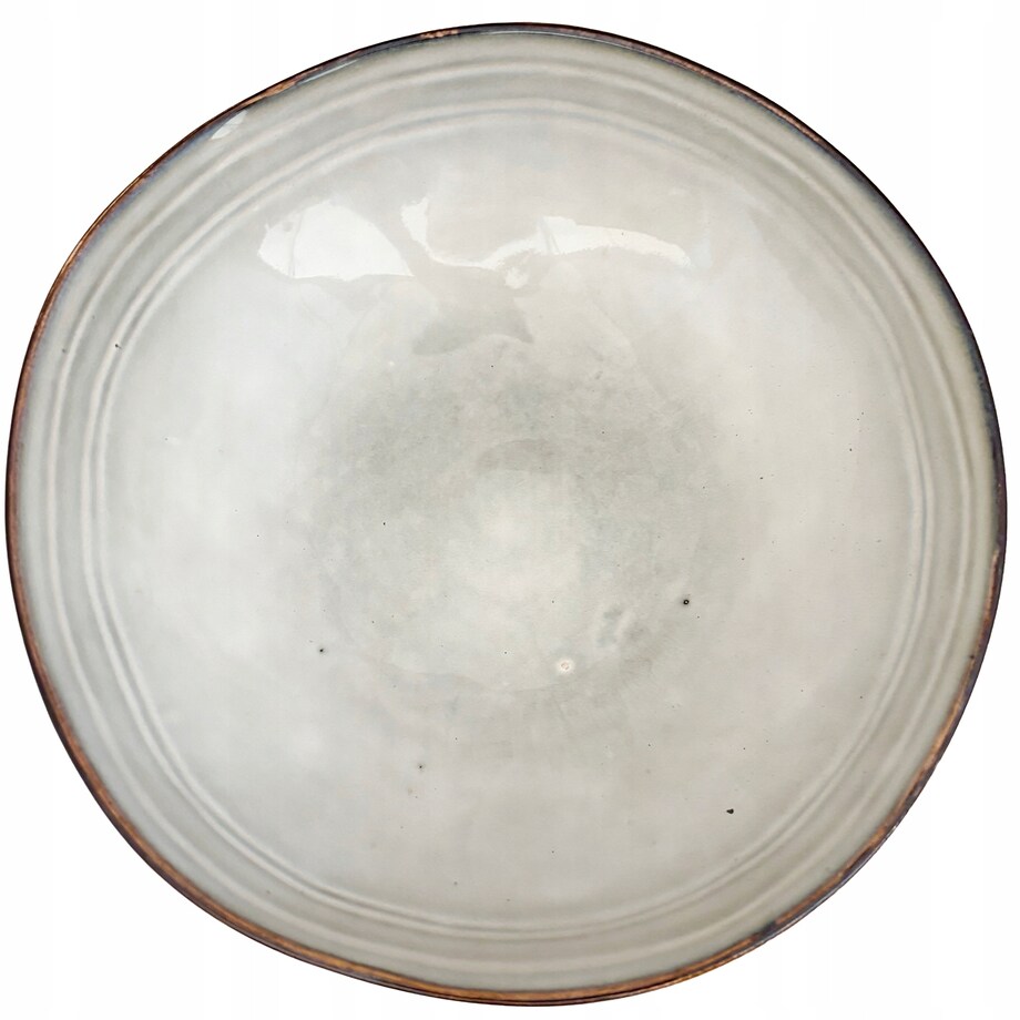 MISA MISKA NA OWOCE WARZYWA PATERA DUŻA ceramiczna 24cm szara kuchenna