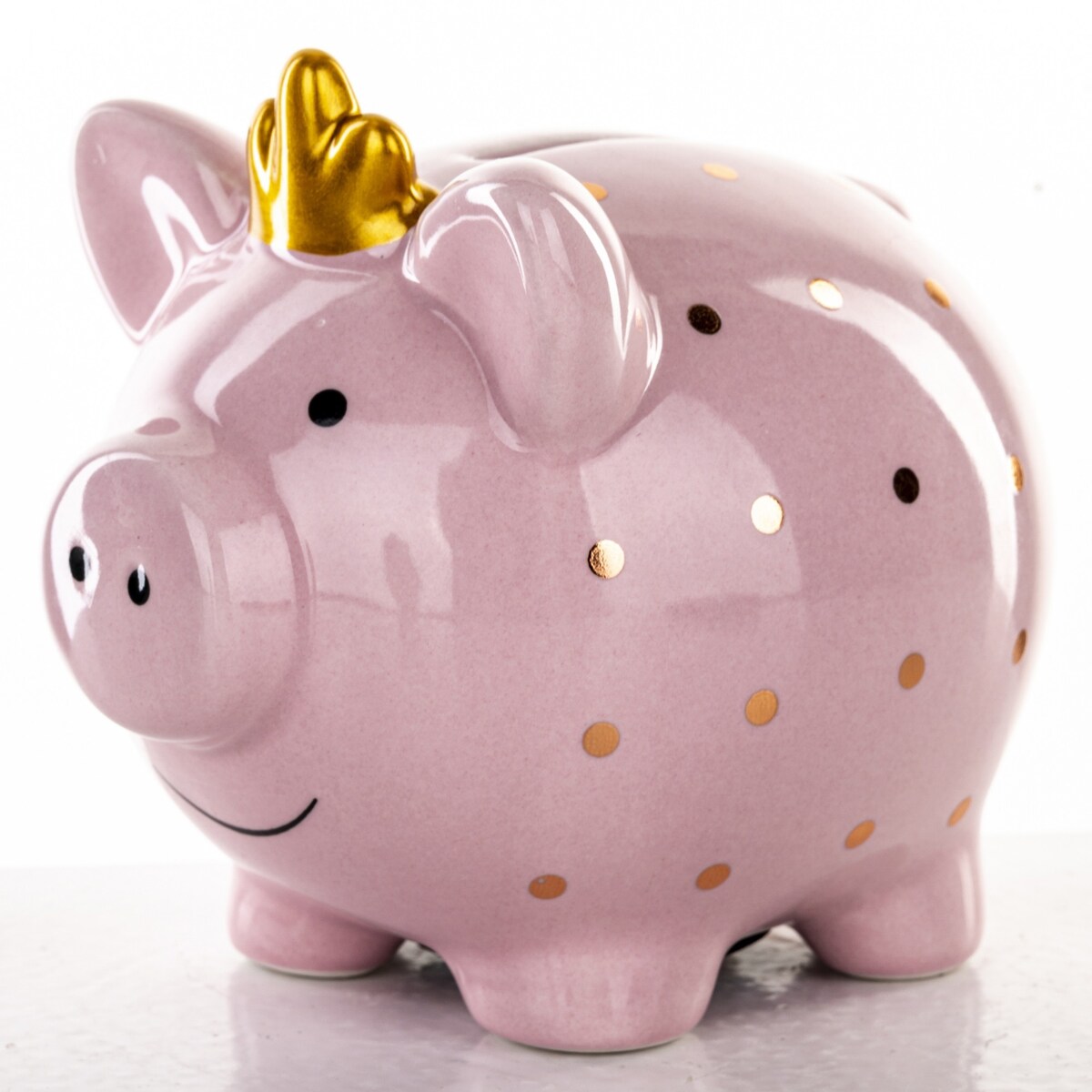 Skarbonka ceramiczna - 11x11x9 cm świnka PIGGY