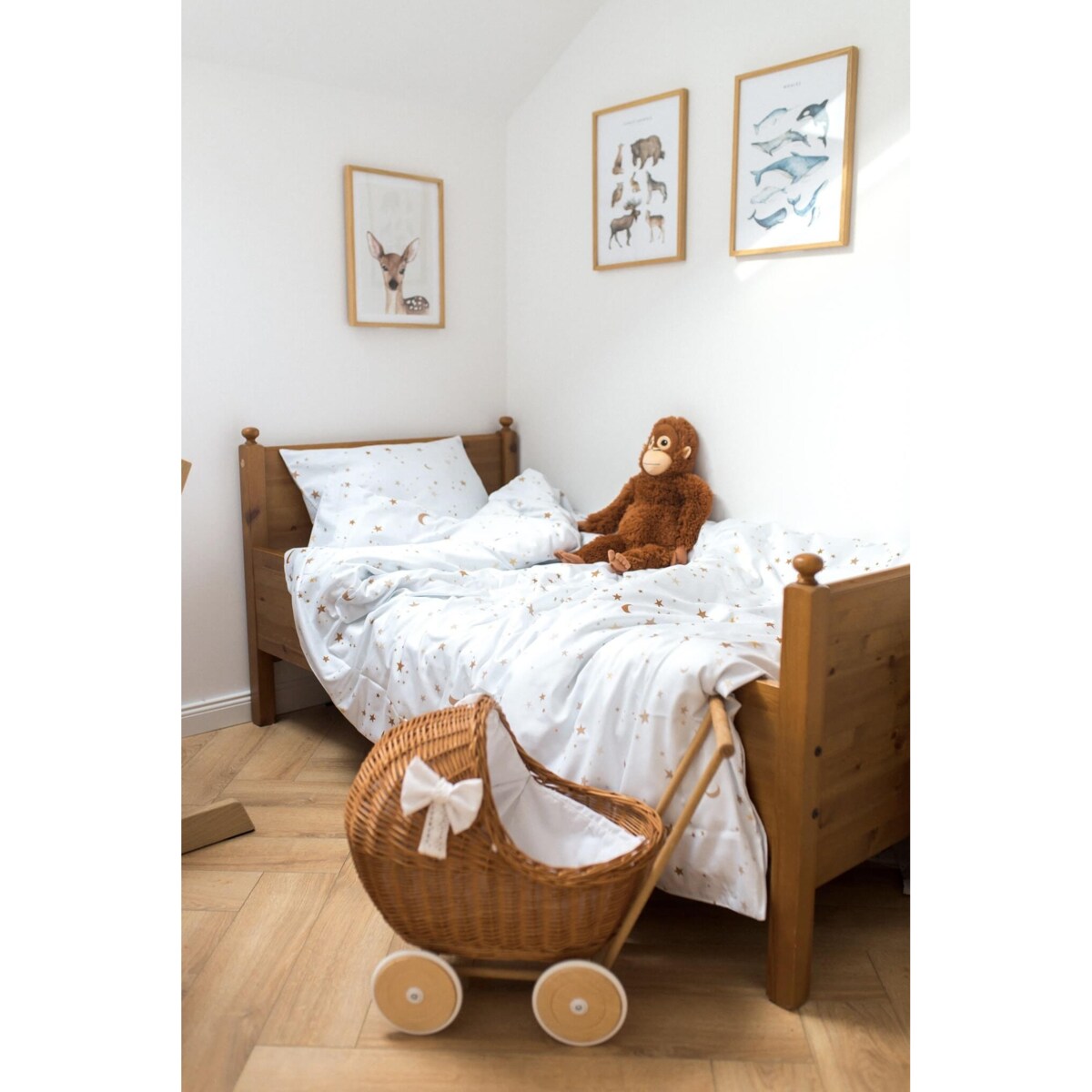 Pościel Gwiazdki 200/200 + 2 x 50/60 cm