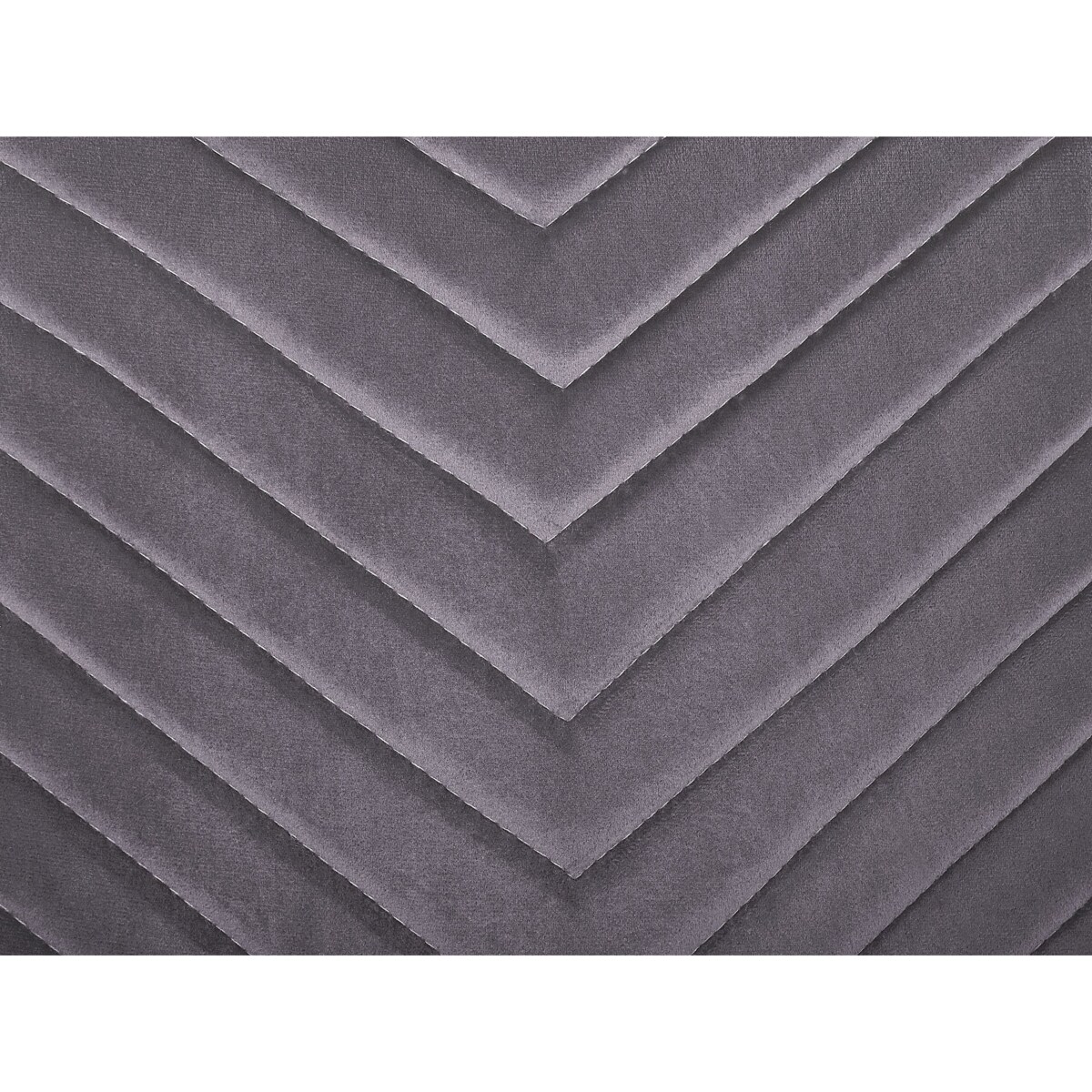 Zestaw 2 krzeseł do jadalni welurowy szary ALTOONA