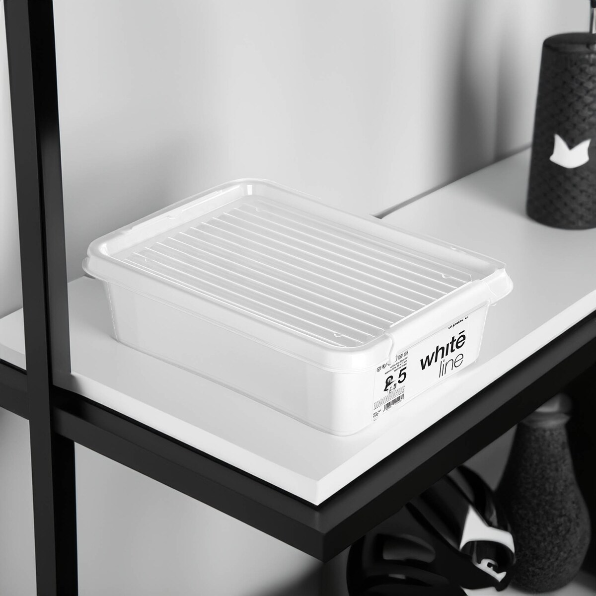 Pojemnik Plastikowy Pudełko Z Pokrywą Do Przechowywania Box Organizer 8,5L