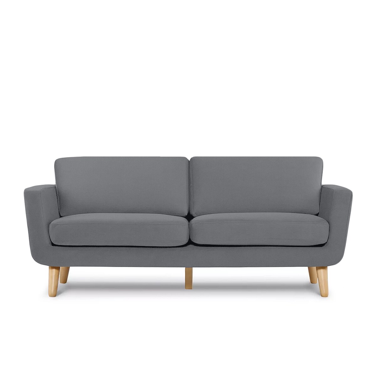 KONSIMO TAGIO Szara skandynawska sofa 3-osobowa
