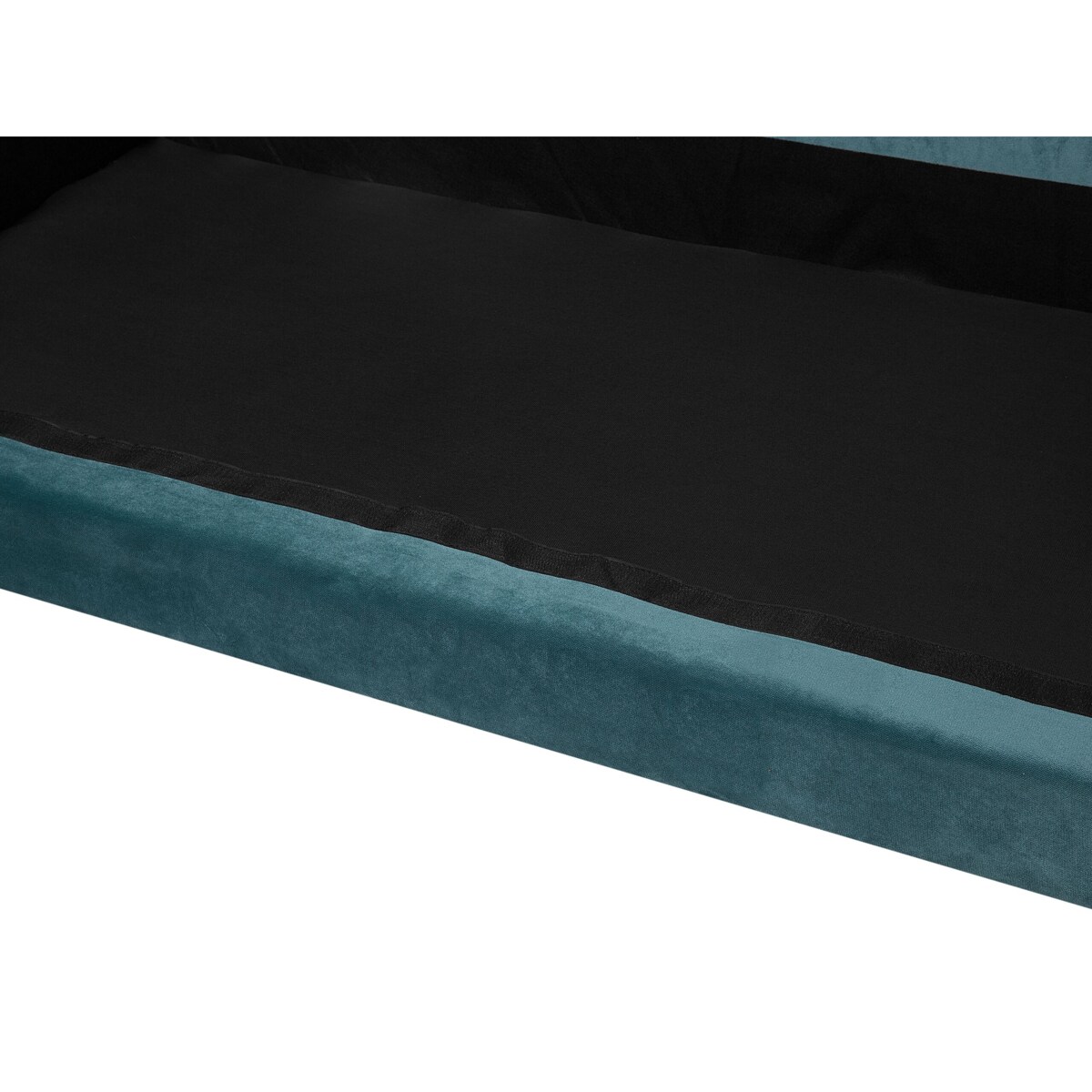 Sofa 3-osobowa welurowa lazurowa EIKE