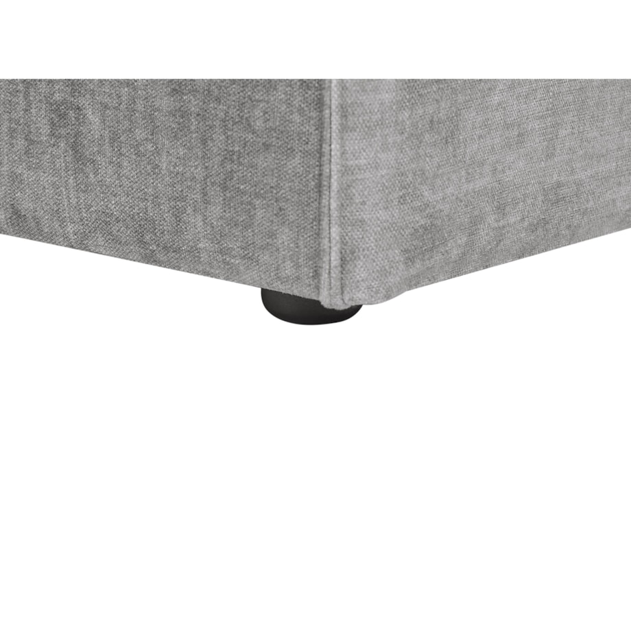 Szezlong lewostronny szary HELLNAR