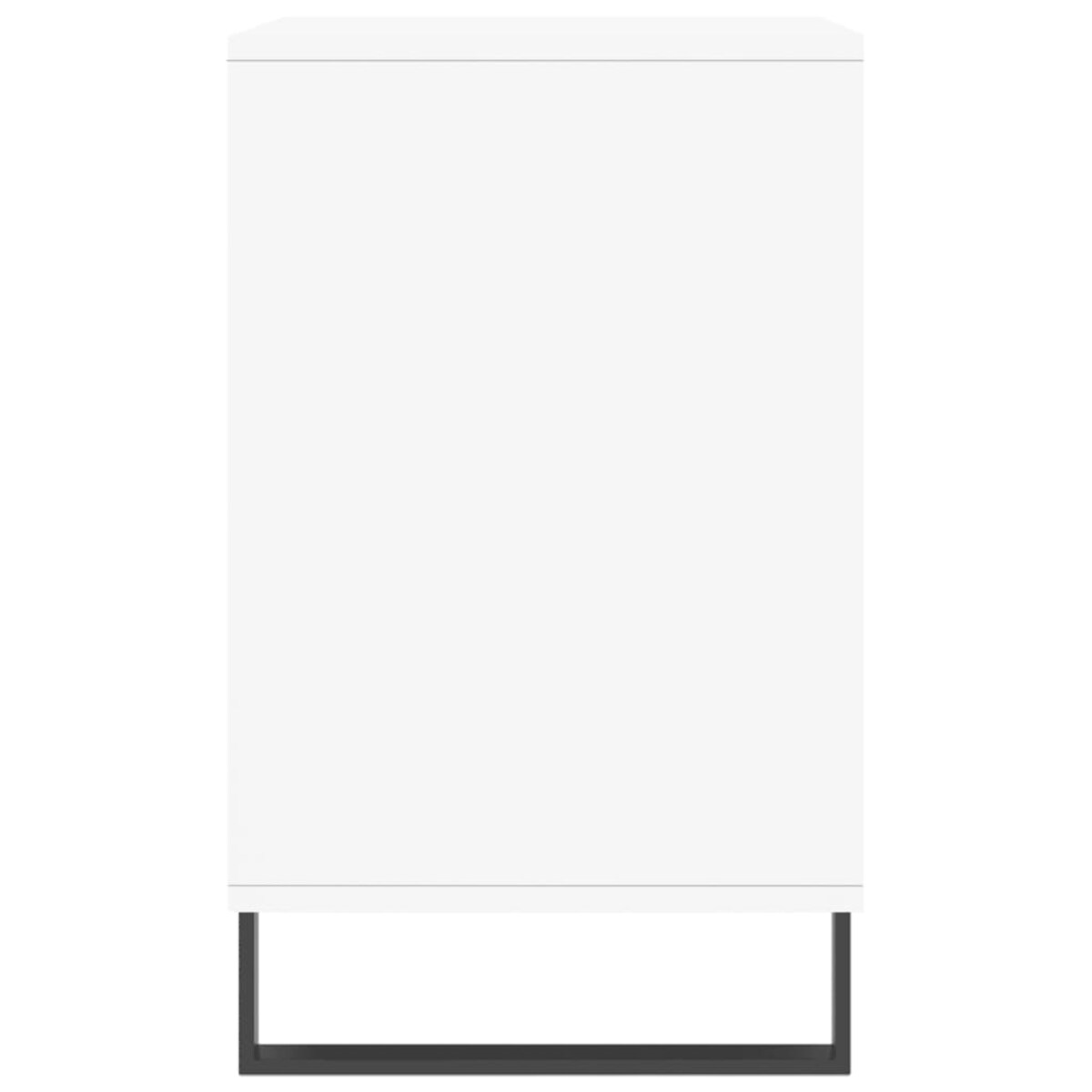 vidaXL Szafka na buty, wysoki połysk, biała, 102x36x60 cm