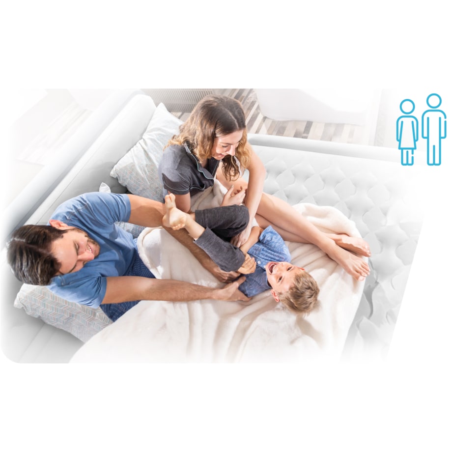 Materac dmuchany dwuosobowy welurowy 64758 Intex