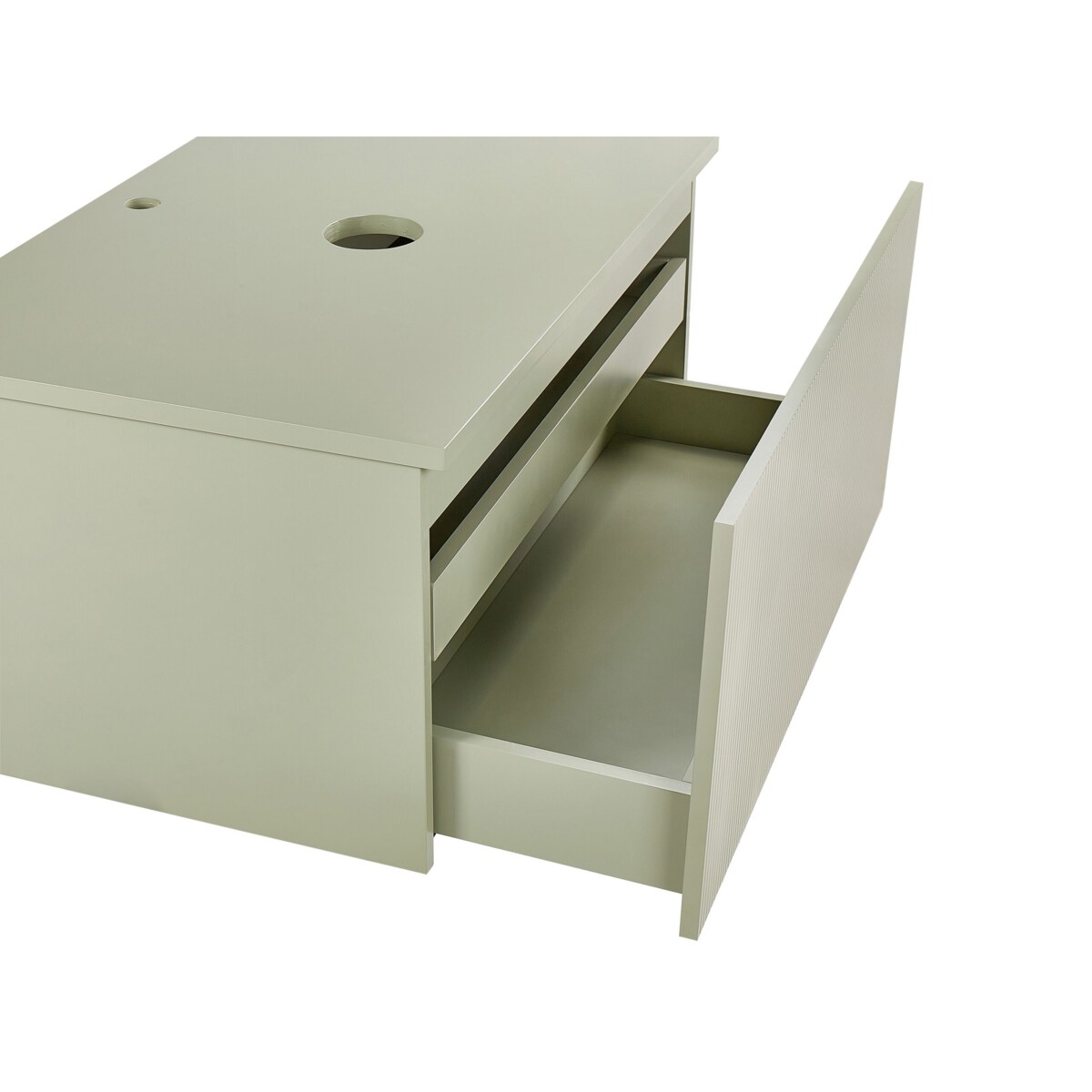 Szafka łazienkowa wisząca 80 x 52 cm zielona ALZIRA