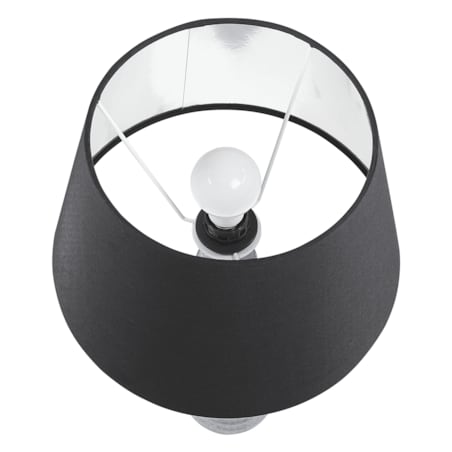 Lampa stołowa ceramiczna srebrna VILNIA