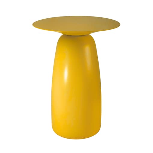 Stolik drewniany różne kolory Baobab 44, kolor żółty