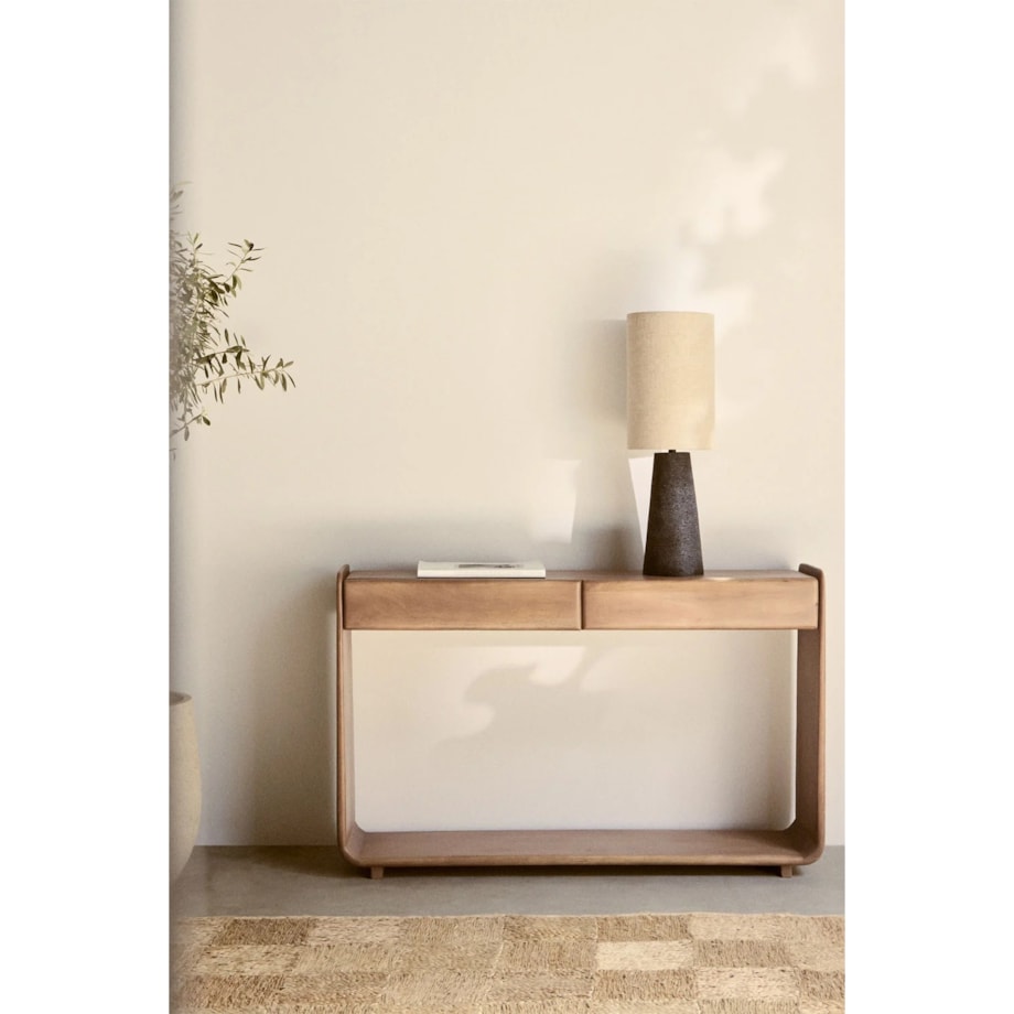 Konsola z drewna mango Tinsley, 120 cm