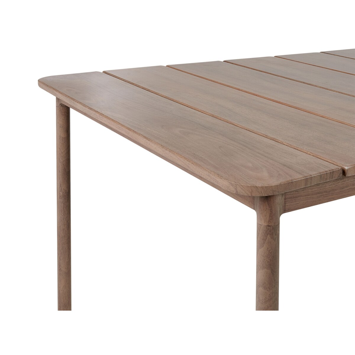 Stół ogrodowy 185x96 cm Metal Jasne drewno FLAVIA