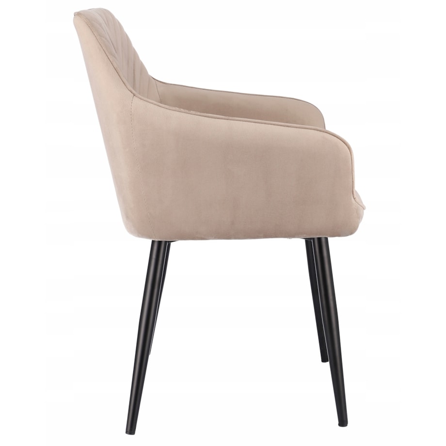 KRZESŁO welur TAPICEROWANE do jadalni PIKOWANE