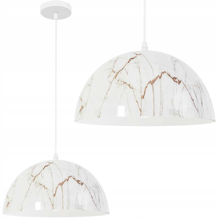 Lampa Sufitowa Wisząca Glamour Marmur Marble