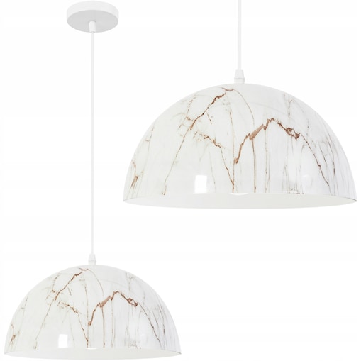 Lampa Sufitowa Wisząca Glamour Marmur Marble