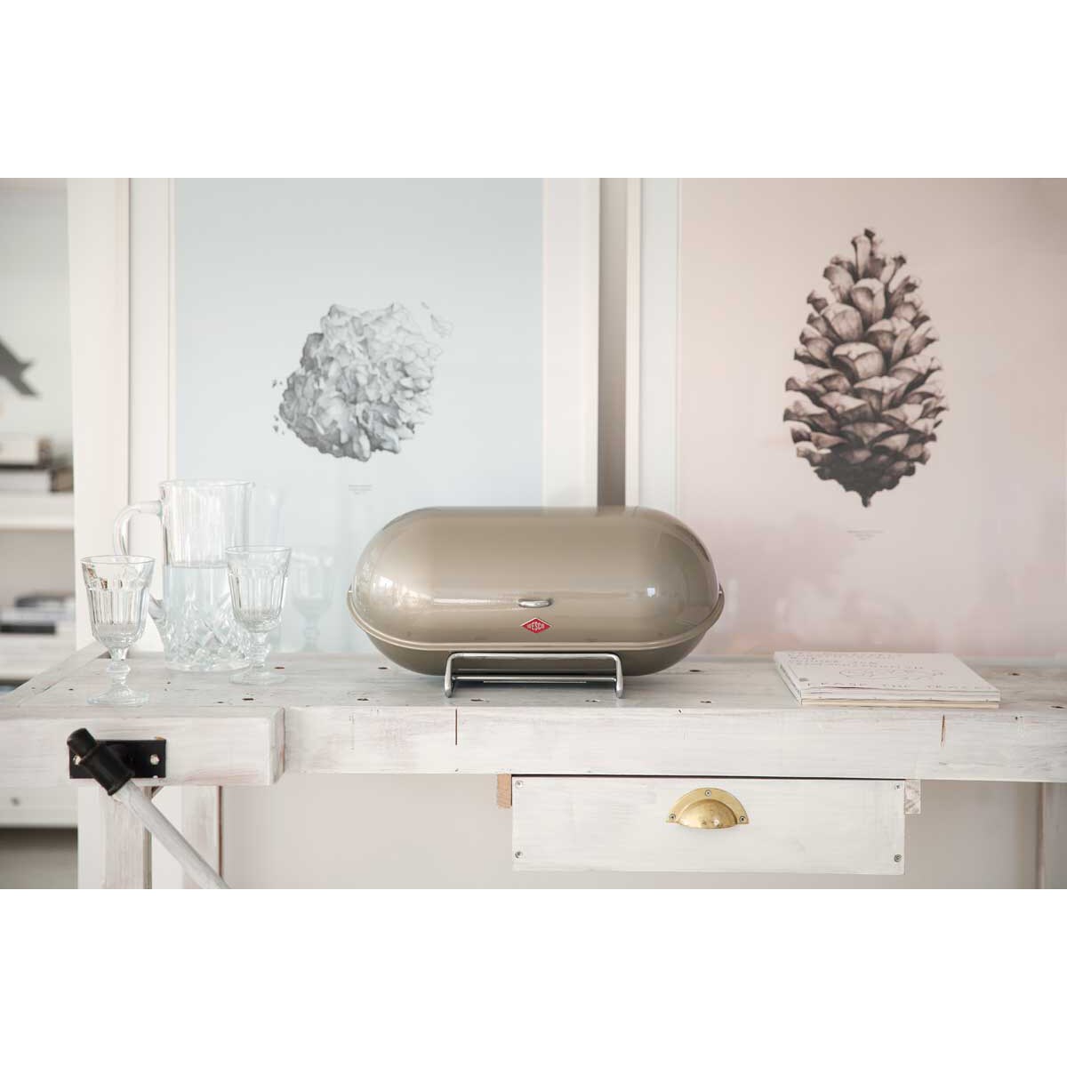 Chlebak ciepły szaryy 443mm Breadboy Wesco