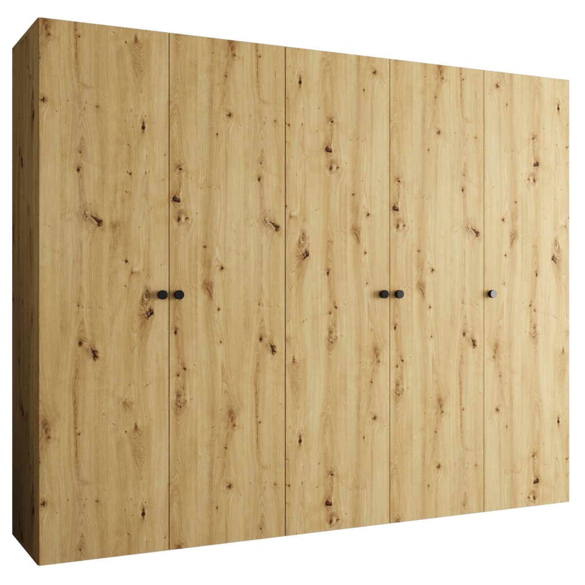 Szafa uchylna otwierana PARMA 1 250 wys. 202 cm Artisan + u. Czarny