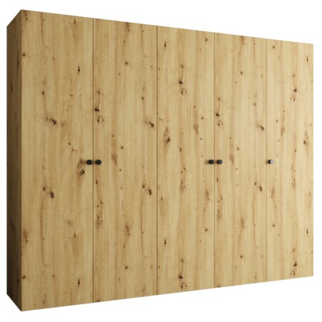 Szafa uchylna otwierana PARMA 1 250 wys. 202 cm Artisan + u. Czarny