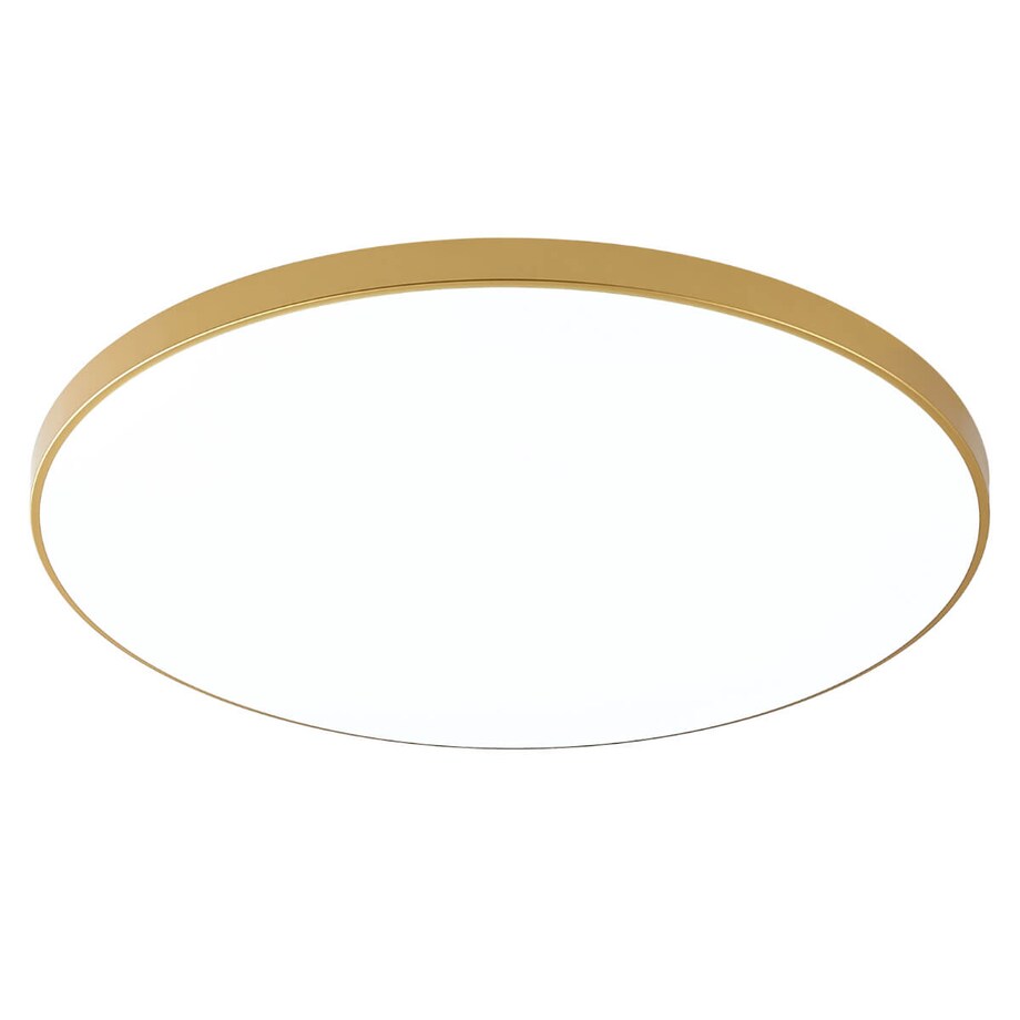 Okrągła lampa sufitowa Veri WM-C7300-S-G Zumaline LED 4000K 32W złoty biały