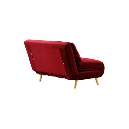 Sofa rozkładana Flic 120 cm-Velluto 7-like oak