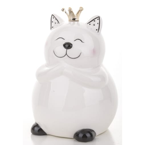 Skarbonka ceramiczna - 14x10x10 cm kotek GATTEK