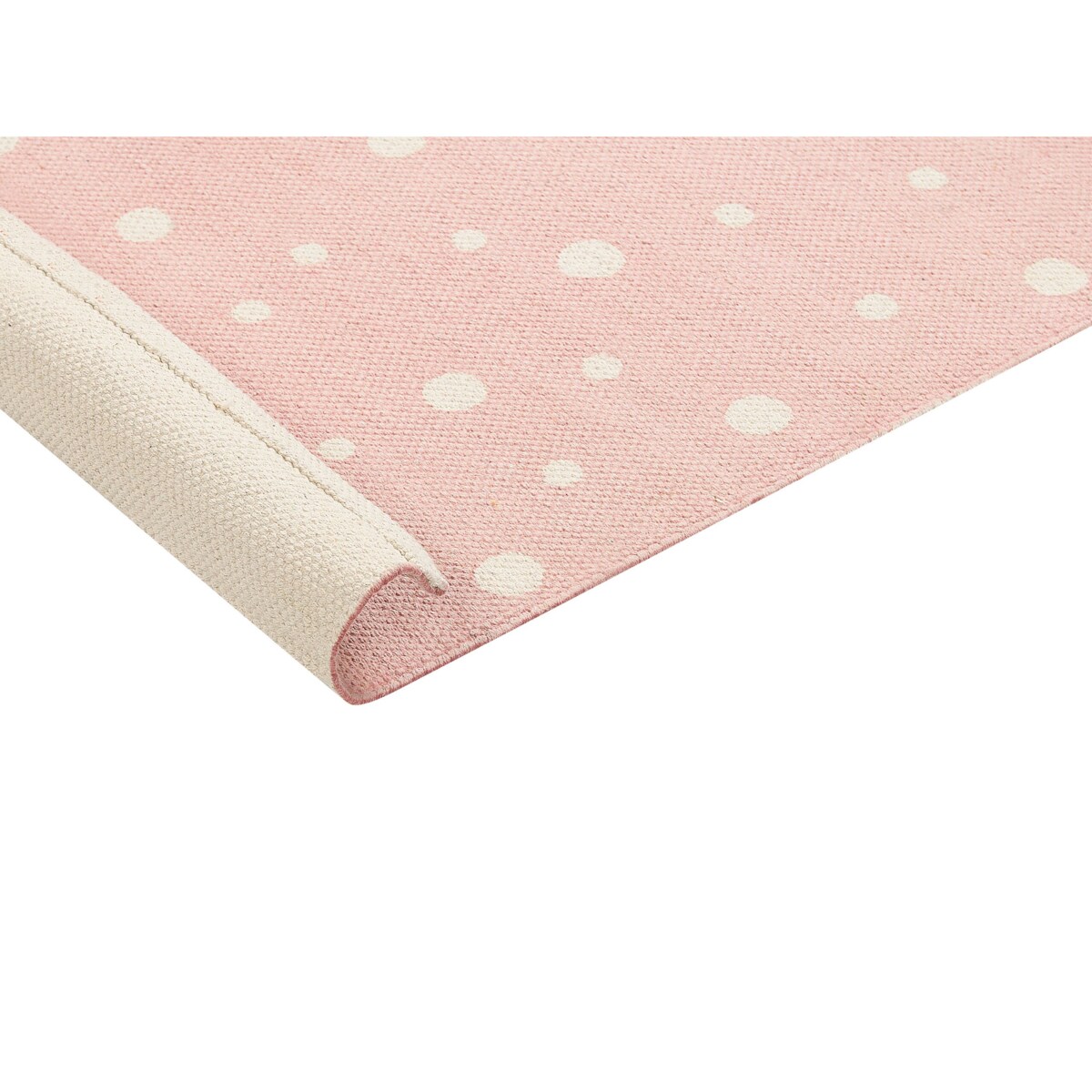 Dywan dziecięcy bawełniany motyw pingwina 80 x 150 cm różowy PENGKOL