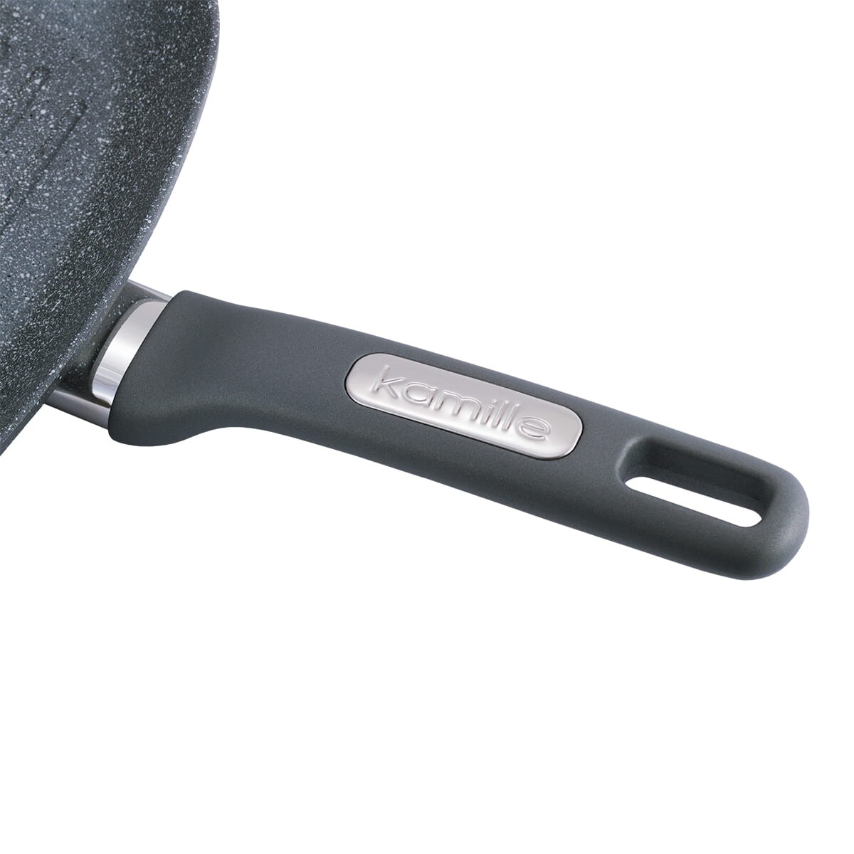 Patelnia grillowa granitowa 28cm indukcja KAMILLE