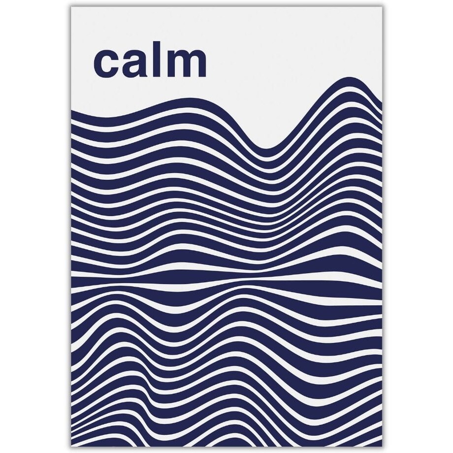 plakat calm 50x70 cm