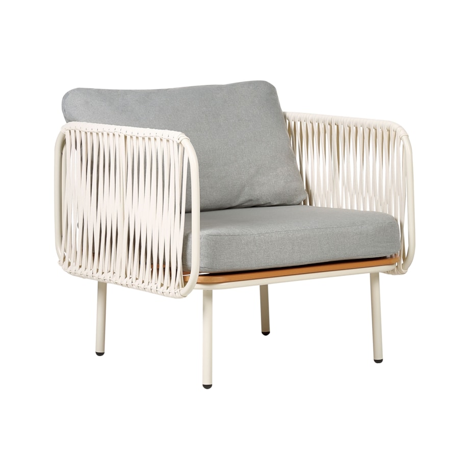 Krzesło ogrodowe Szary SENISE