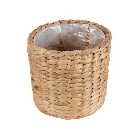 Zestaw 3 doniczek z hiacyntu wodnego naturalny RONQUIL