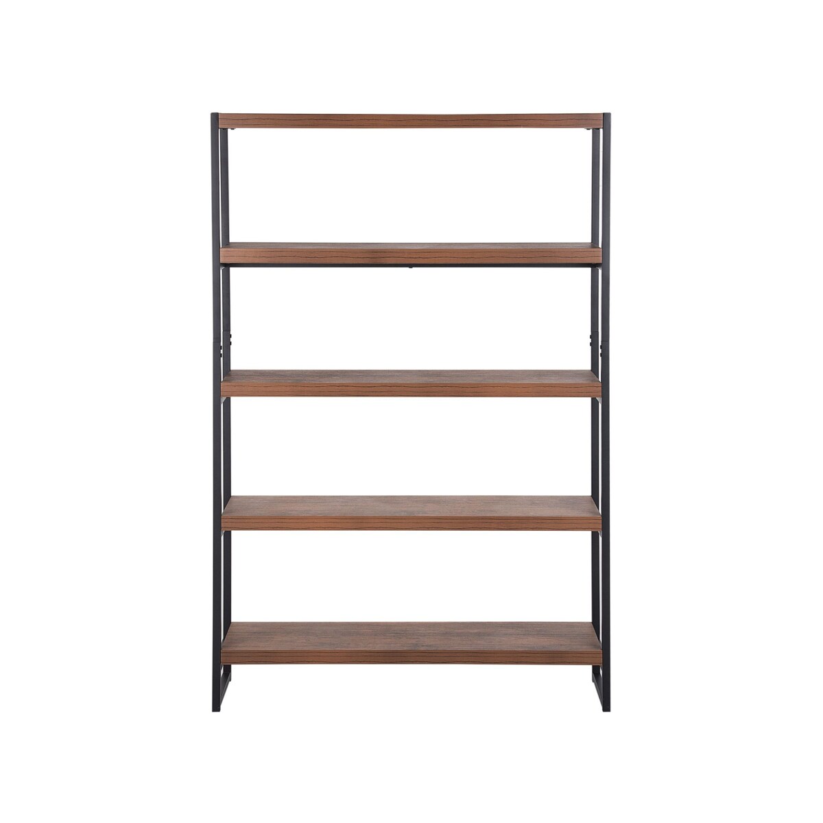 Regał 4 półki ciemne drewno TIFTON