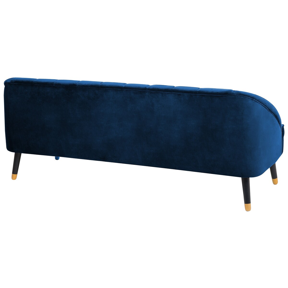 Sofa dla 3 osób ALSVAG Welur Granatowy