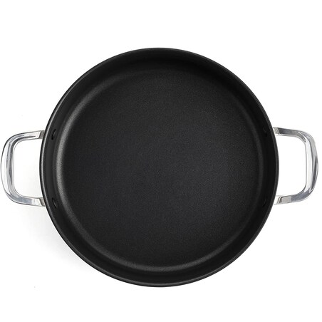 Patelnia stalowa z powłoką, głęboka z pokrywką 28 cm / KitchenAid