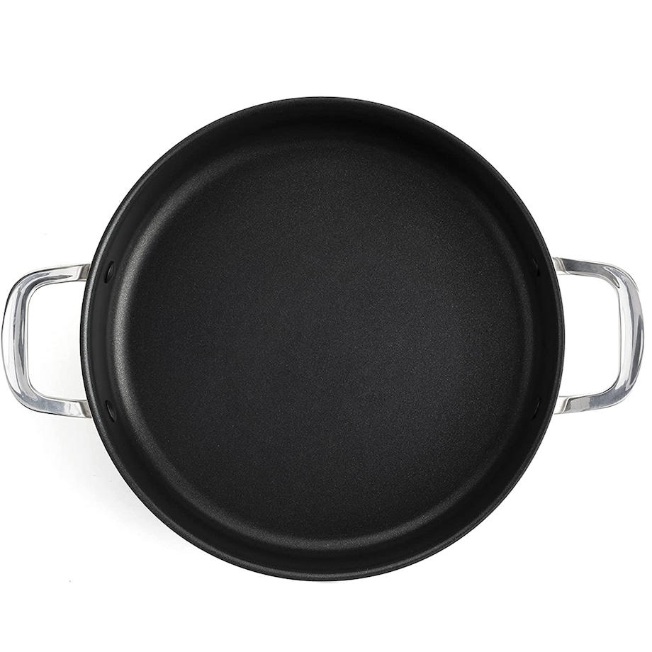 Patelnia stalowa z powłoką, głęboka z pokrywką 28 cm / KitchenAid